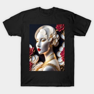 Ivory Flowers T-Shirt